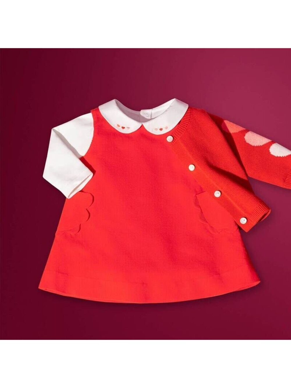 Jacadi Paris First Holiday Set Sz 3 Months